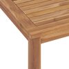 vidaXL طاولة سفرة حديقة 120×70×77 سم خشب ساج صلب