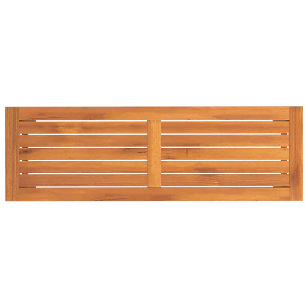vidaXL مقعد طويل للحديقة 45x35x110 سم خشب أكاسيا صلب