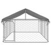 vidaXL منزل كلب خارجي مع سقف 150x200x400 سم