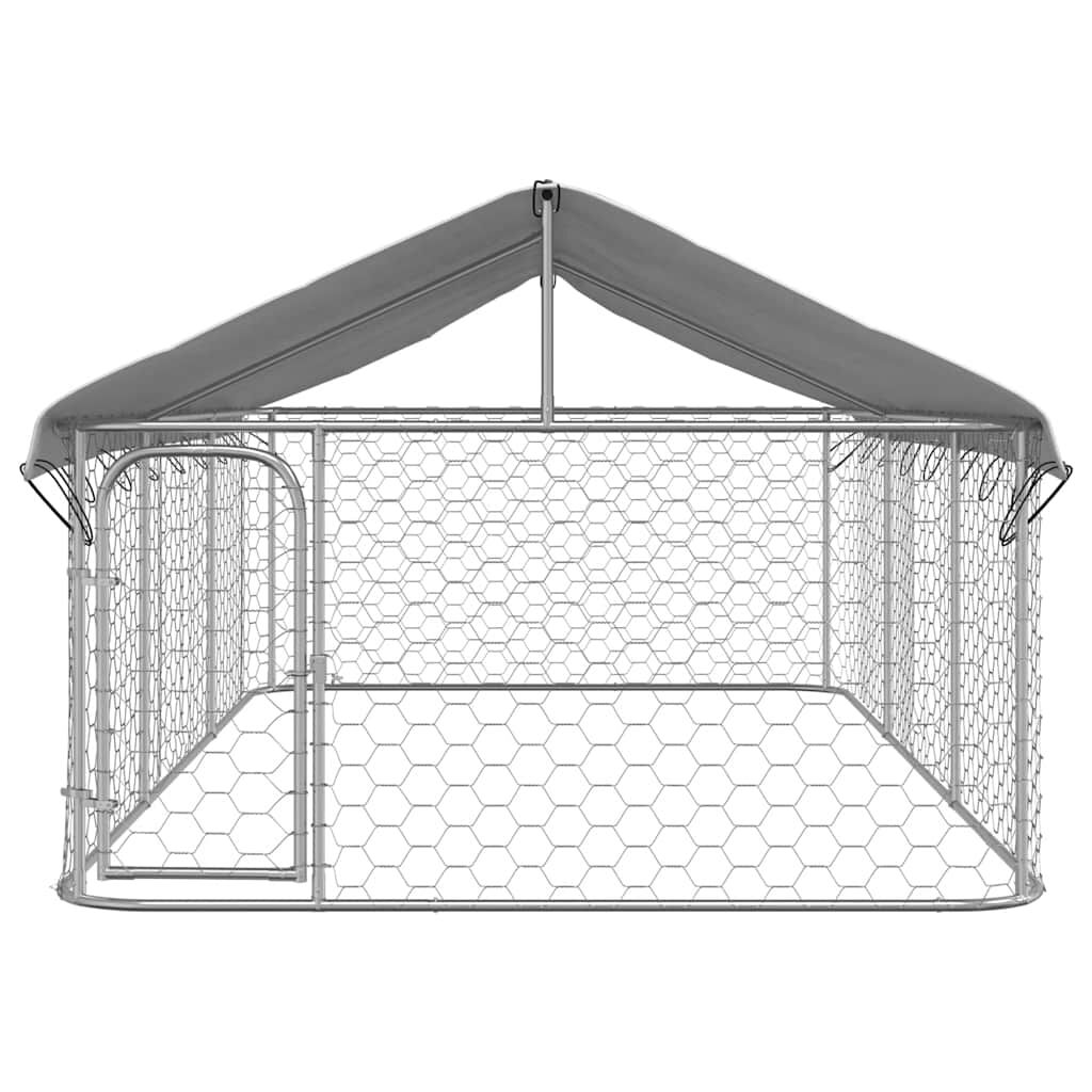 vidaXL منزل كلب خارجي مع سقف 150x200x400 سم