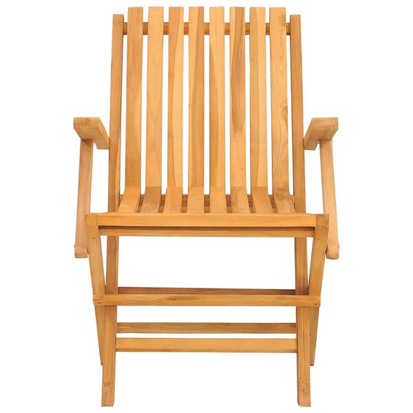 vidaXL كراسي حديقة قابلة للطي 6 ق 61x67x90 سم خشب ساج صلب