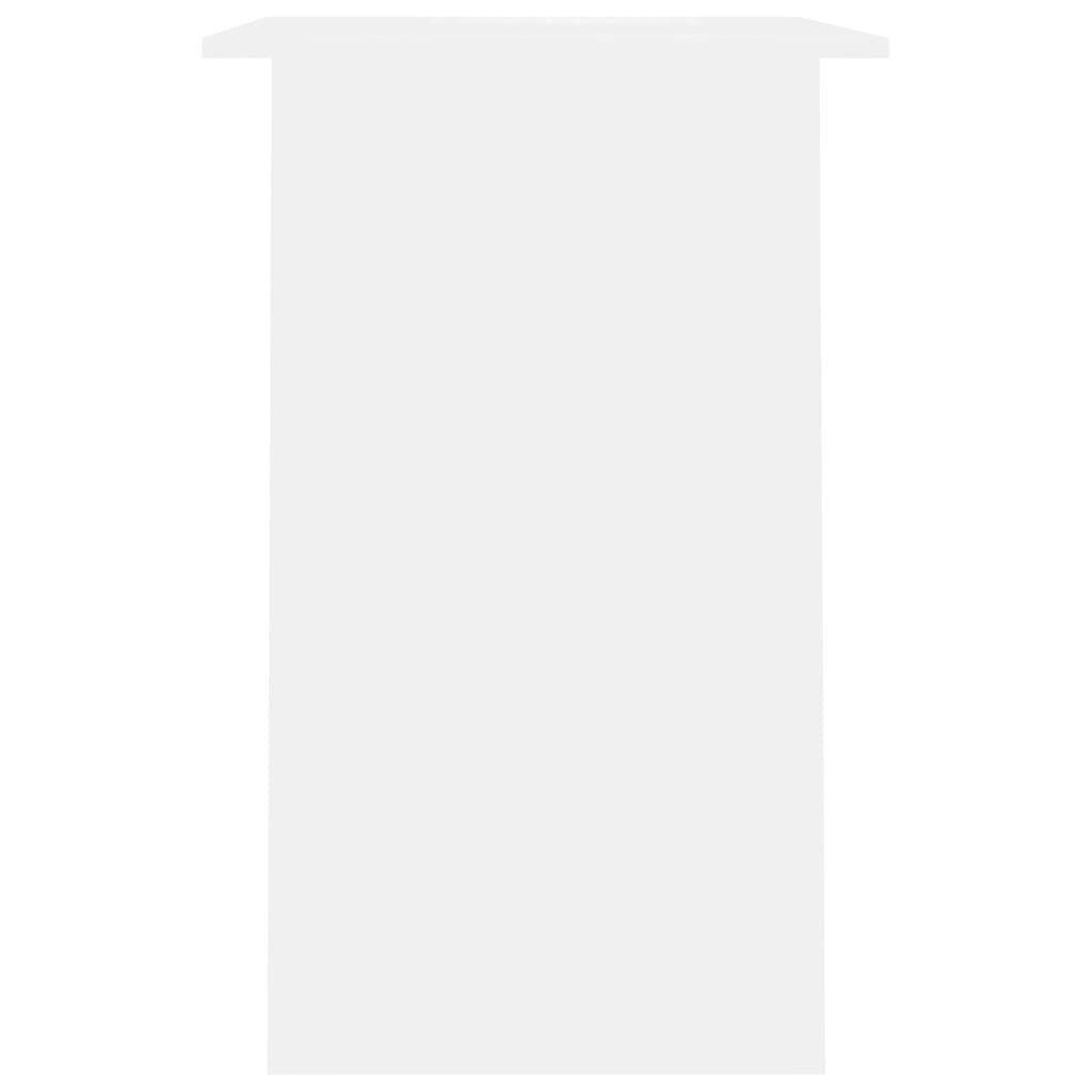 vidaXL مكتب لون أبيض 90×50×74 سم خشب صناعي