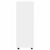 vidaXL دولاب ملابس أبيض 80&times;40&times;110 سم خشب صناعي