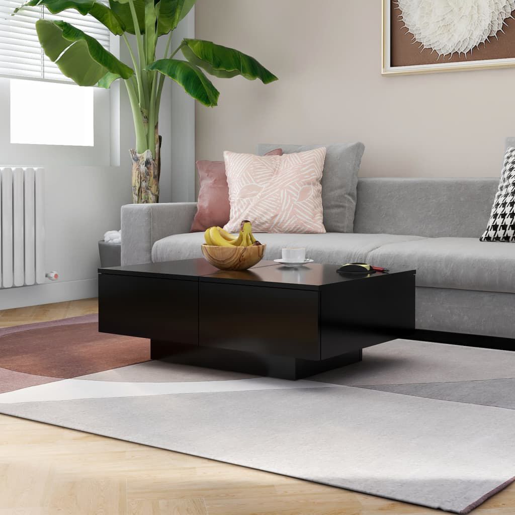vidaXL طاولة قهوة لون أسود 31x60x90 سم خشب صناعي
