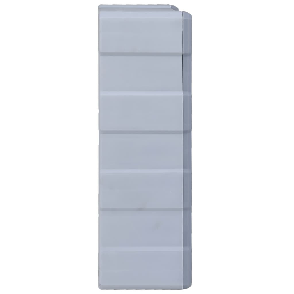 vidaXL منظم متعدد الأدراج مع 39 درجًا 38×16×47 سم