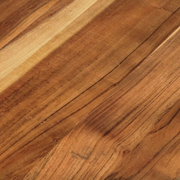 طاولة قهوة VidaXL قطر 55x40 سم من الخشب الصلب أكاسيا