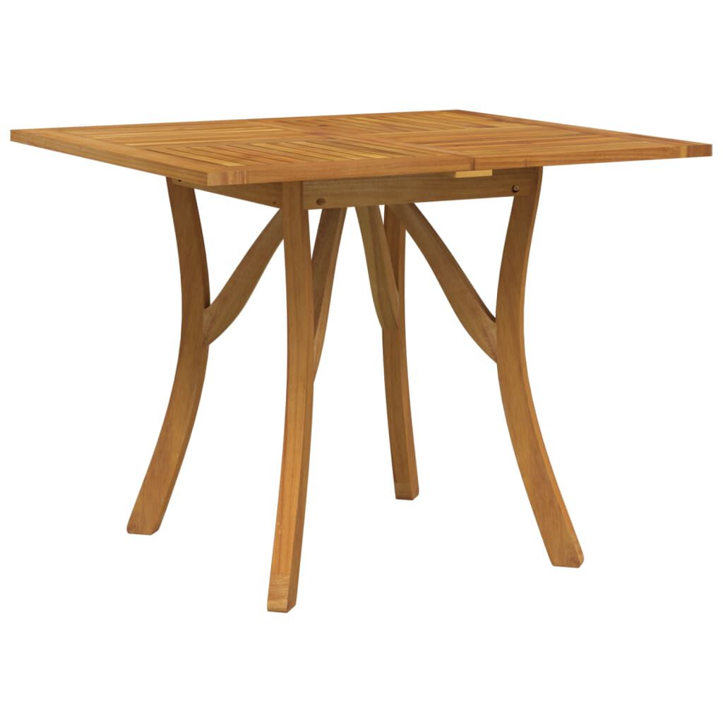 vidaXL طاولة حديقة 85×85×75 سم خشب أكاسيا صلب
