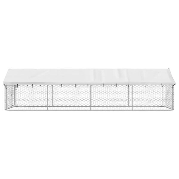 vidaXL منزل كلب خارجي مع سقف 150x200x600 سم