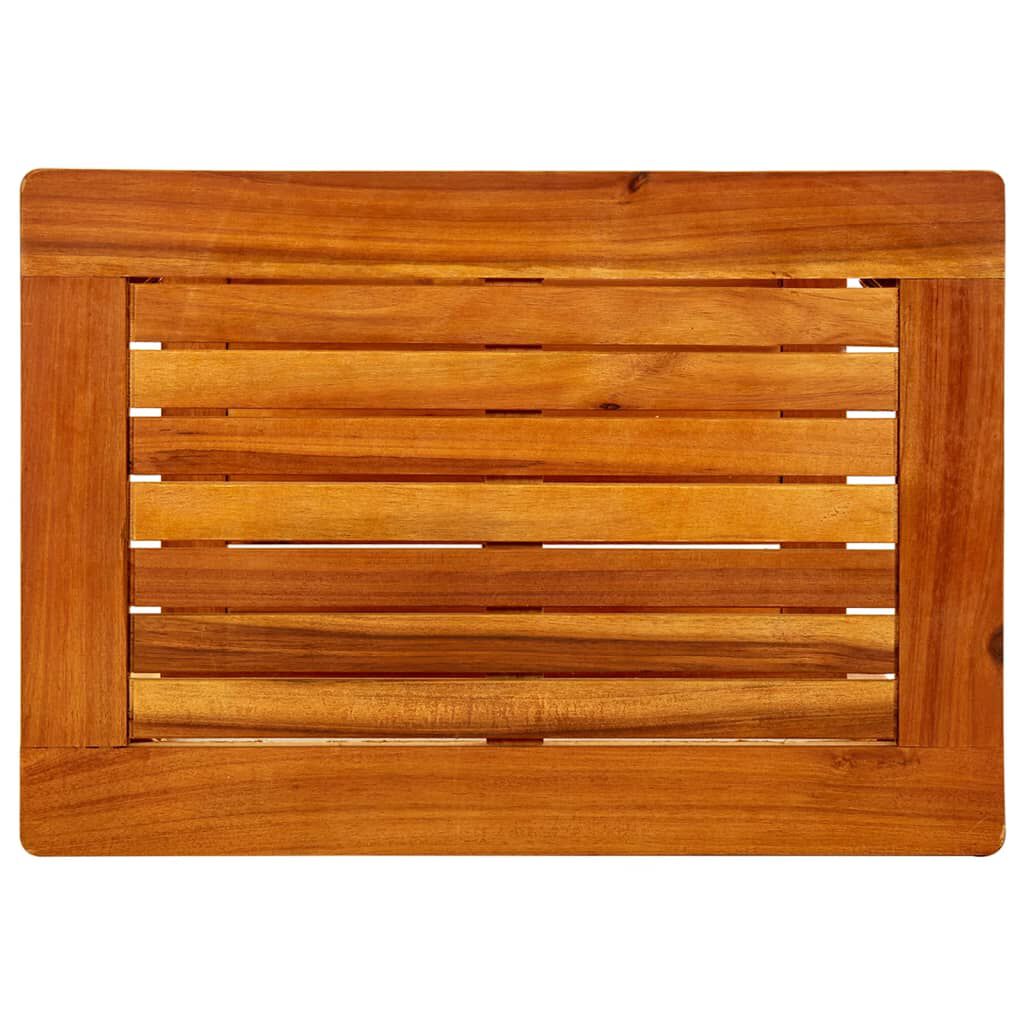 vidaXL طاولة قهوة 50×35×45 سم خشب أكاسيا صلب