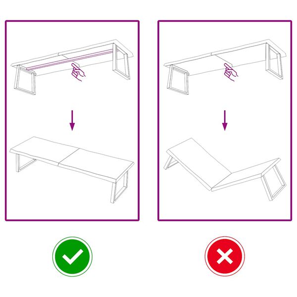 vidaXL سطح طاولة لون بني فاتح 180*50*(2-4) سم خشب صلب معالج وحواف خام