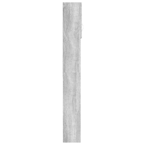 vidaXL خزانة غسالة سونوما رمادي 64×25.5×190 سم