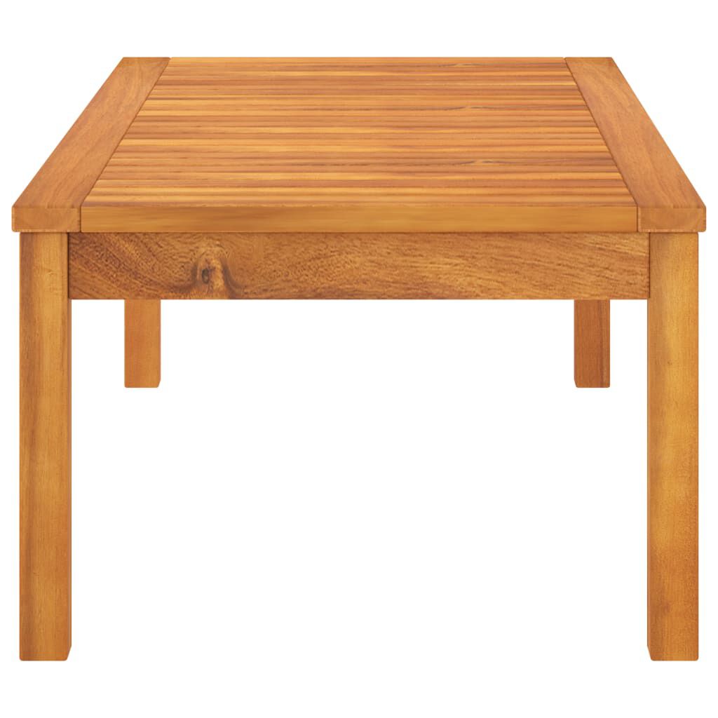 vidaXL طاولة قهوة 100×50×33 سم خشب أكاسيا صلب