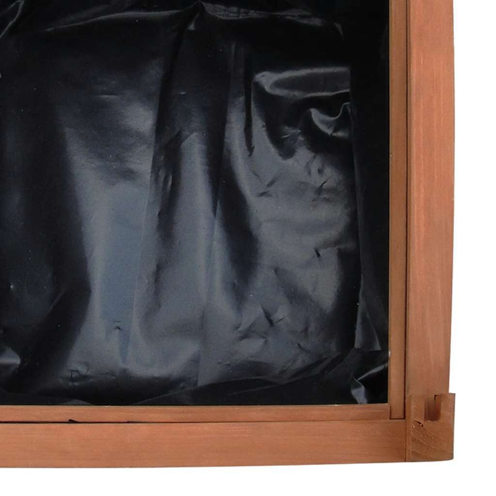 vidaXL حوض مرتفع 2 ق 50×50×50 سم خشب تنوب