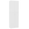vidaXL خزانة مكتب أبيض 60&times;32&times;190 سم خشب حبيبي