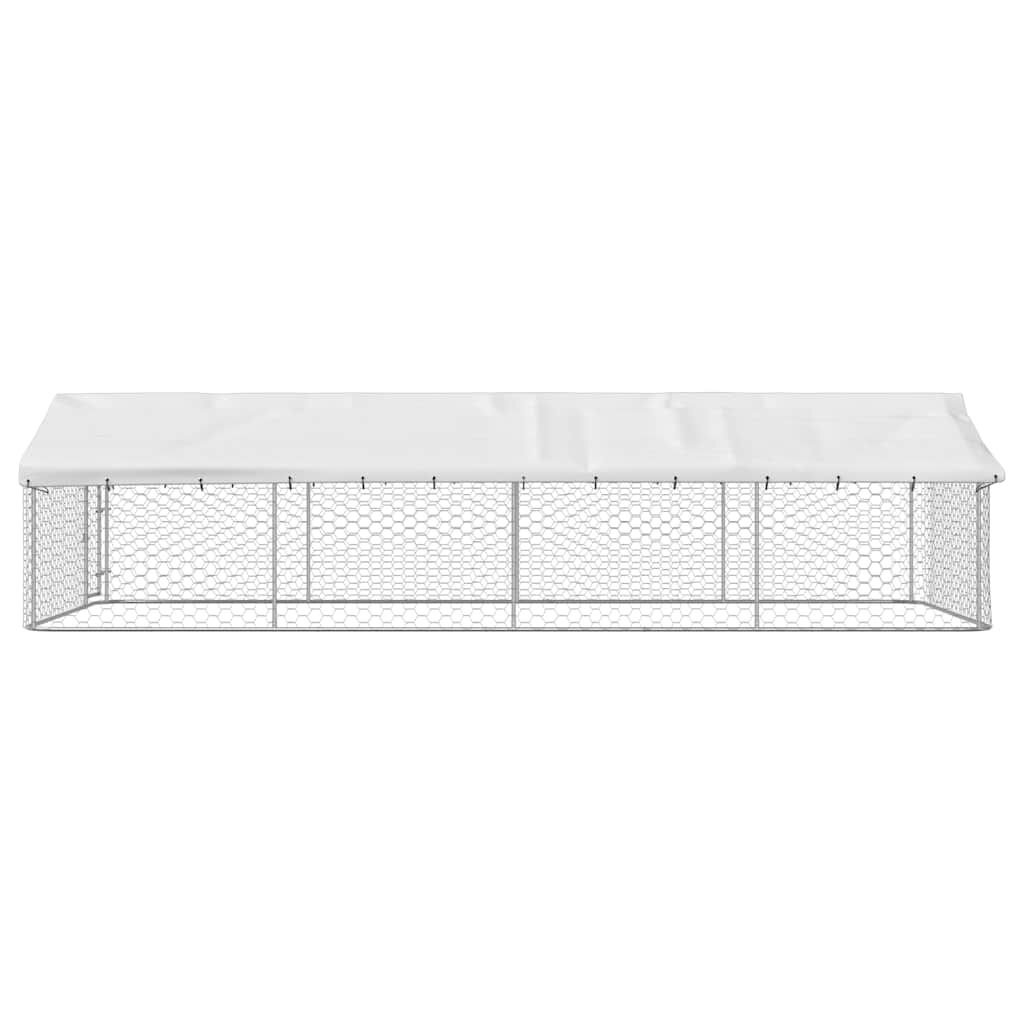 vidaXL منزل كلب خارجي مع سقف 150x300x600 سم