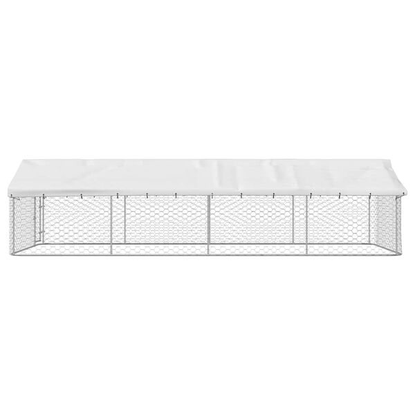 vidaXL منزل كلب خارجي مع سقف 150x300x600 سم