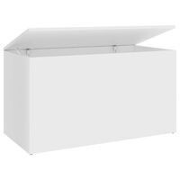 vidaXL صندوق تخزين أبيض 84×42×46 سم خشب صناعي
