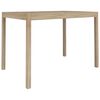 vidaXL طاولة طعام 110&times;70&times;75 سم خشب أكاسيا صلب