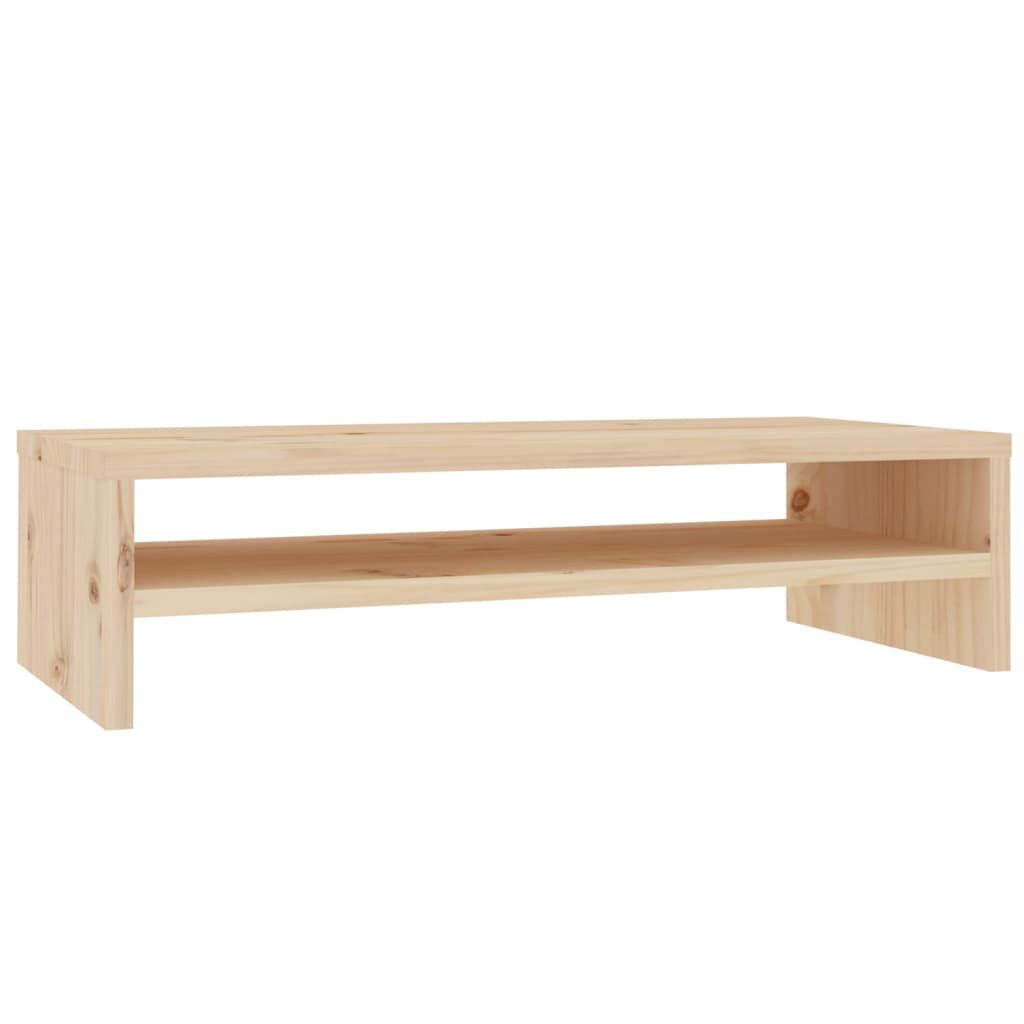vidaXL حامل شاشة 13x24x50 سم خشب صنوبر صلب