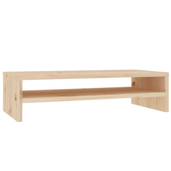 vidaXL حامل شاشة 13x24x50 سم خشب صنوبر صلب