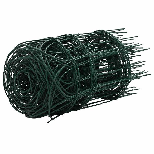 vidaXL سياج حدود الحديقة حديد مطلي بمسحوق 0.4x10 م