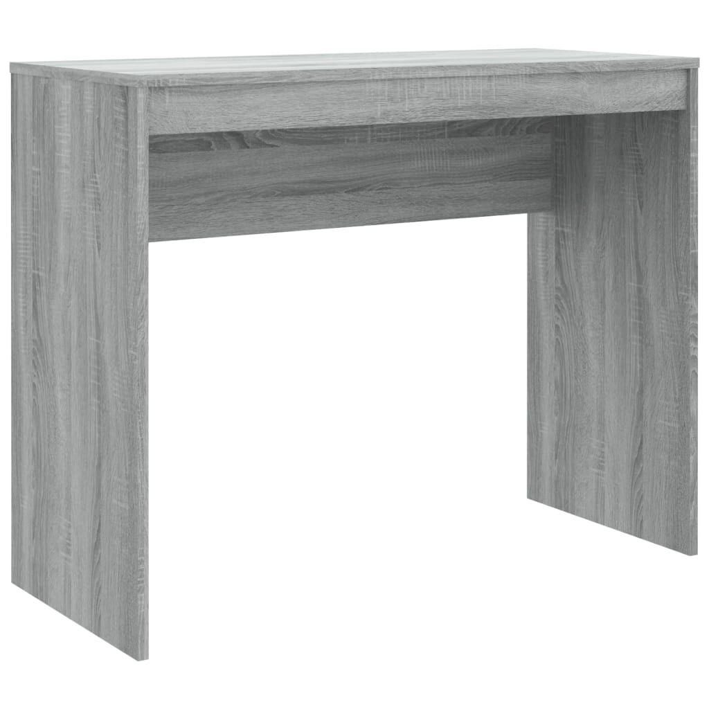 vidaXL مكتب سونوما رمادي 90×40×72 سم خشب صناعي