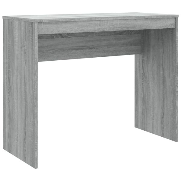 vidaXL مكتب سونوما رمادي 90×40×72 سم خشب صناعي