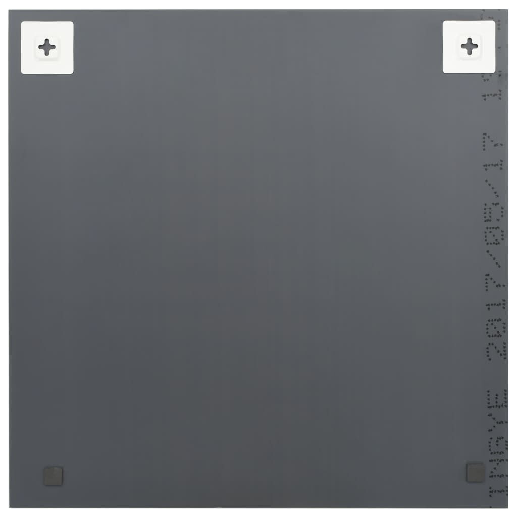 vidaXL مرايا حائط 2ق 40x40 سم زجاج مربع