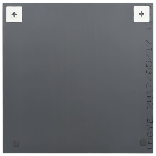 vidaXL مرايا حائط 2ق 40x40 سم زجاج مربع
