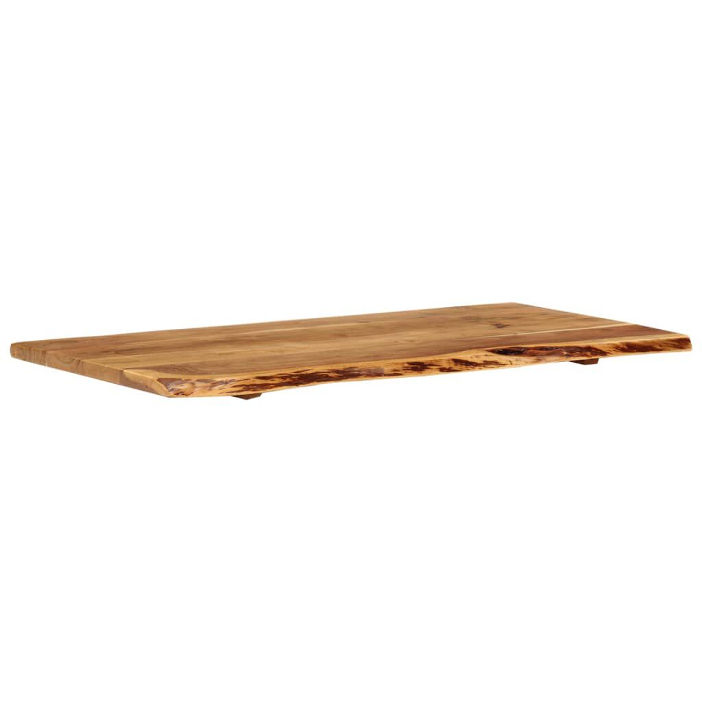 vidaXL سطح حوض غسيل الحمام خشب أكاسيا صلب 100×55×2.5 سم