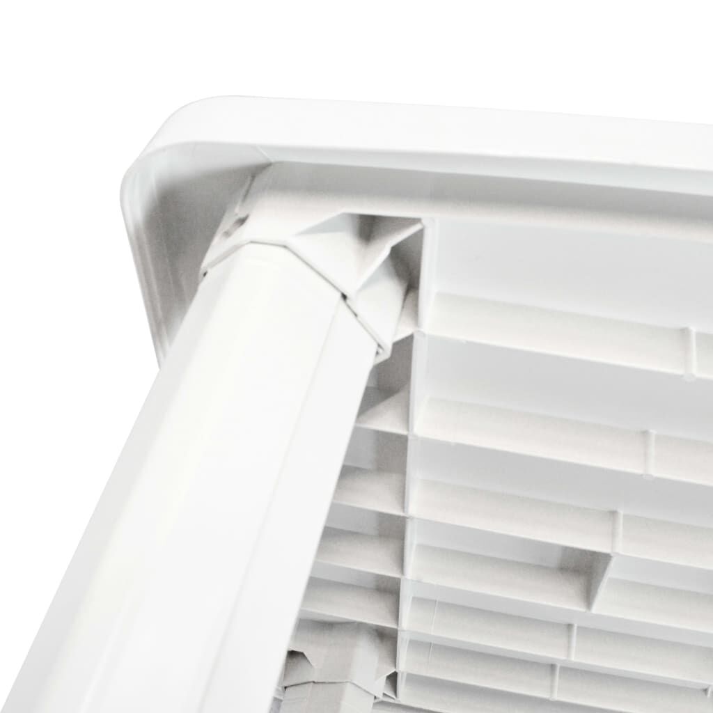 vidaXL طاولة حديقة أبيض101×68×72 سم بلاستيك