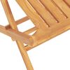 vidaXL 2 كرسي حديقة قابل للطي 47x47x89 سم خشب ساج صلب
