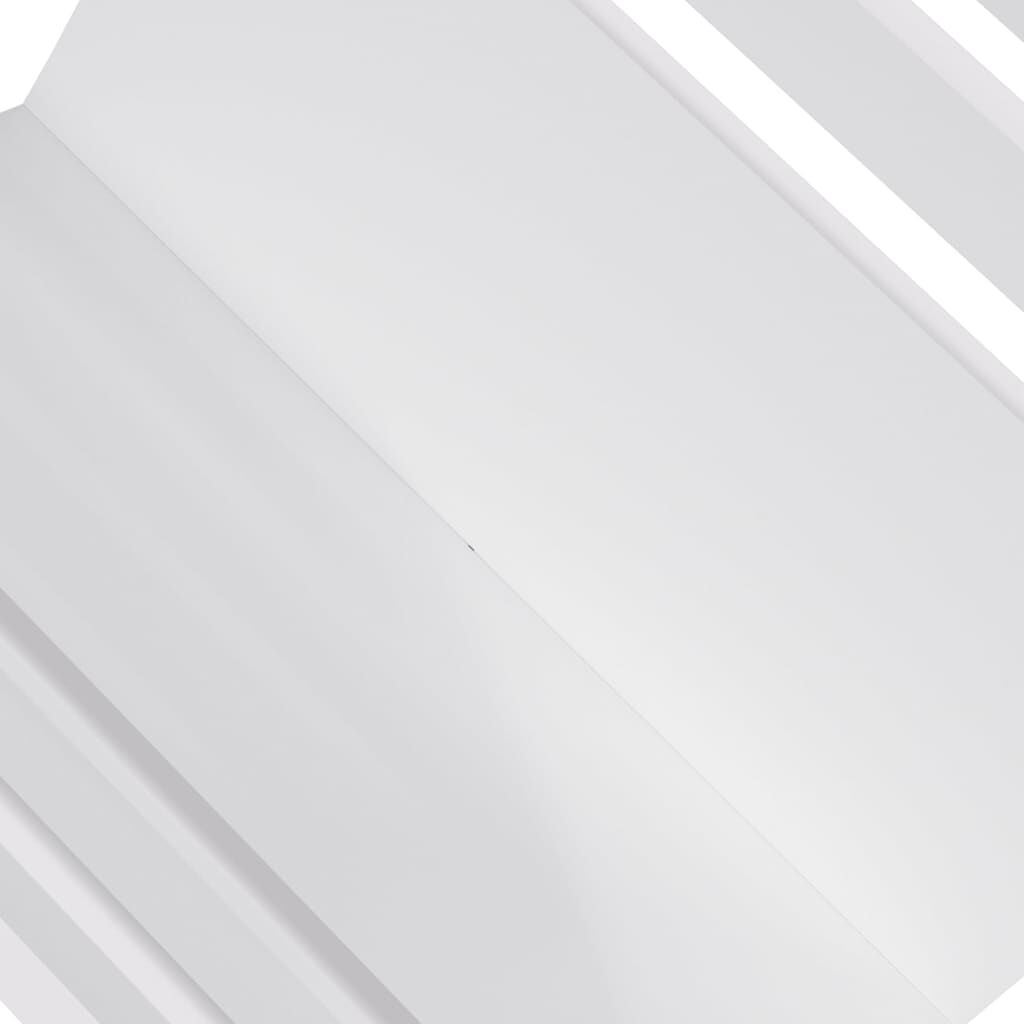 vidaXL رف مجلات خشبي قائم على الأرض لون أبيض