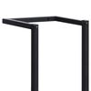 vidaXL حامل مناشف أسود 25×20×95 سم حديد