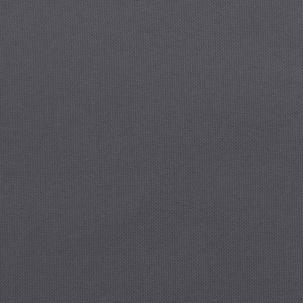 vidaXL وسائد كرسي حديقة 6 ق أنثراسيت 120×50×7 سم