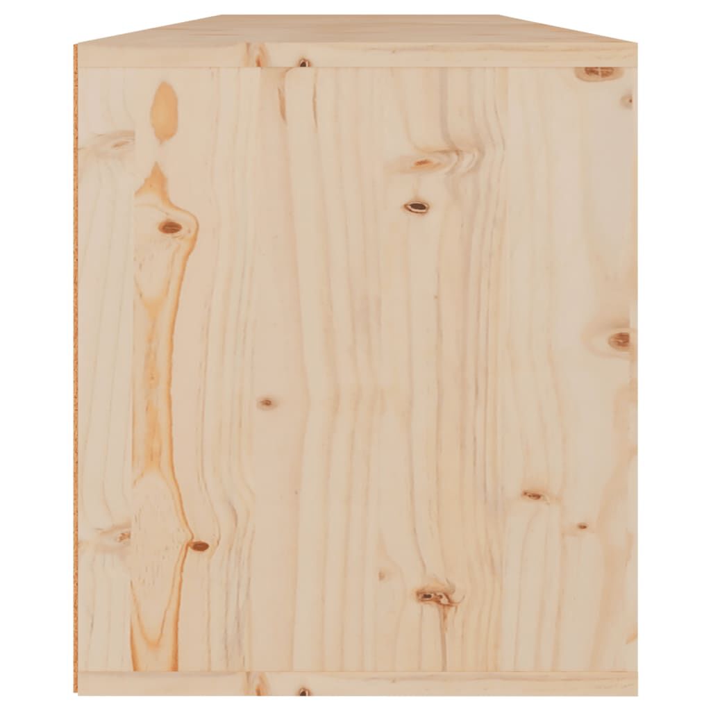 vidaXL خزانات حائط 2ق 35x30x60 سم خشب صنوبر صلب