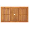 vidaXL طاولة حديقة 140×80×74 سم خشب أكاسيا صلب