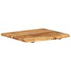 vidaXL سطح حوض حمام خشب أكاسيا صلب 58×55×2.5 سم