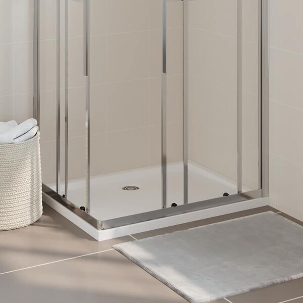 vidaXL قاعدة دش ABS مستطيلة 70×90 سم