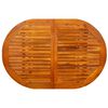 vidaXL طاولة سفرة حديقة (120-170)×80×74 سم خشب أكاسيا صلب