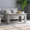 vidaXL طاولة قهوة لون رمادي أسمنتي 100×60×42 سم خشب صناعي