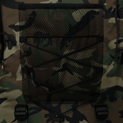 vidaXL حقيبة ظهر طراز عسكري مموه 2 اكس لارج 100 لتر