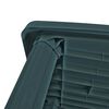 vidaXL طاولة حديقة أخضر101&times;68&times;72 سم بلاستيك