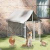 vidaXL منزل كلب خارجي مع سقف 150x100x200 سم