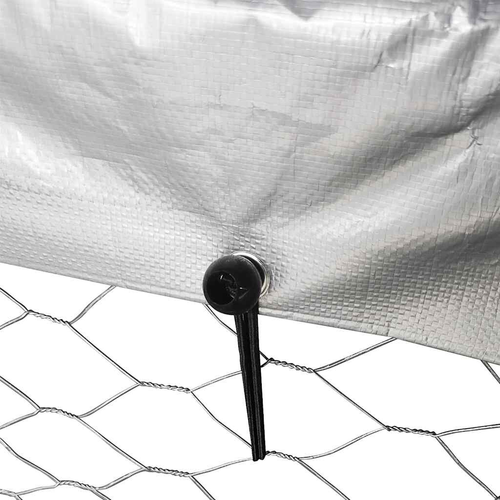 vidaXL منزل كلب خارجي مع سقف 150x300x600 سم