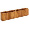 vidaXL حوض حديقة مرتفع 200×30×50 سم خشب سنط صلب