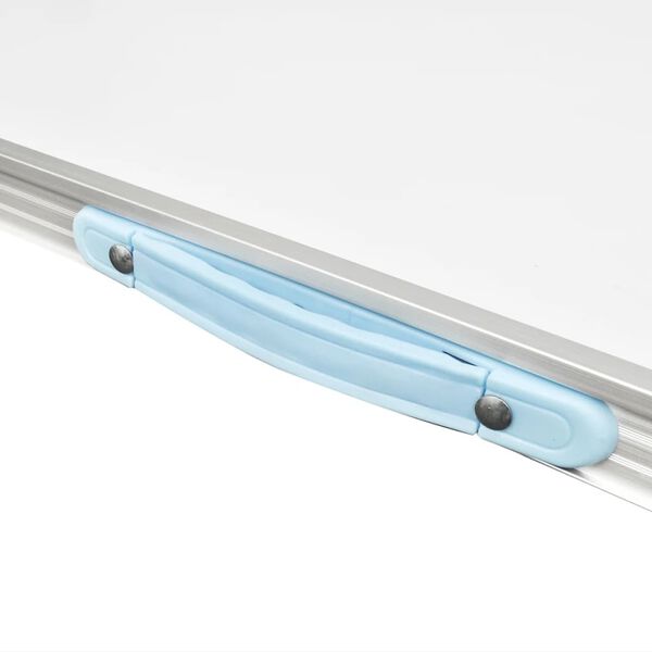 vidaXL طاولة تخييم قابلة للطي بإطار معدني 80 × 60 سم