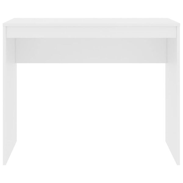 vidaXL مكتب أبيض 90×40×72 سم خشب صناعي