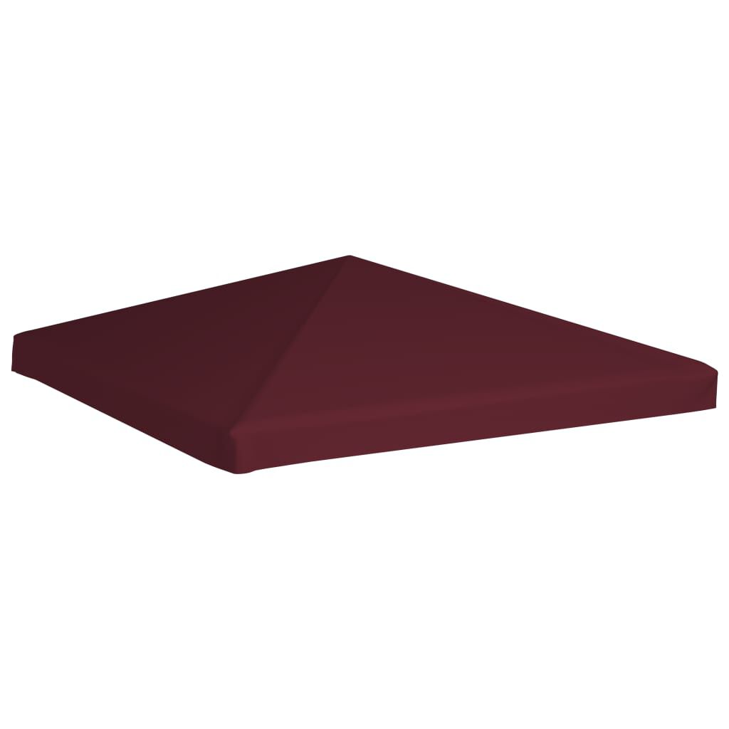 vidaXL غطاء جازيبو علوي 310 جم/م² 3×3 م أحمر بوردو