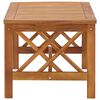 vidaXL طاولة قهوة 102×50×43 سم خشب أكاسيا صلب
